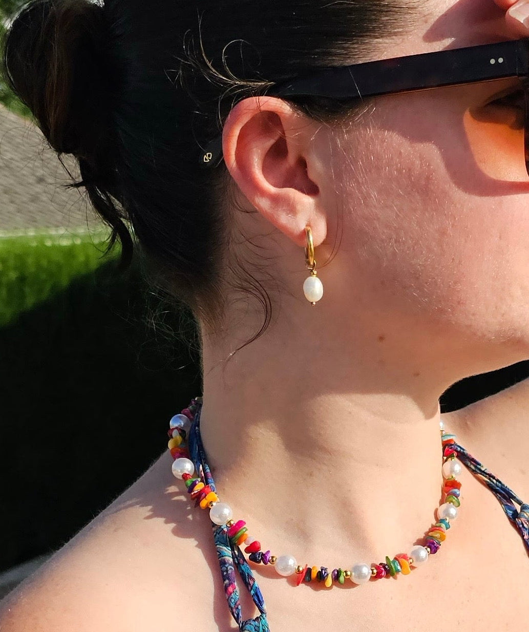 Collier Lily coquillage nacré