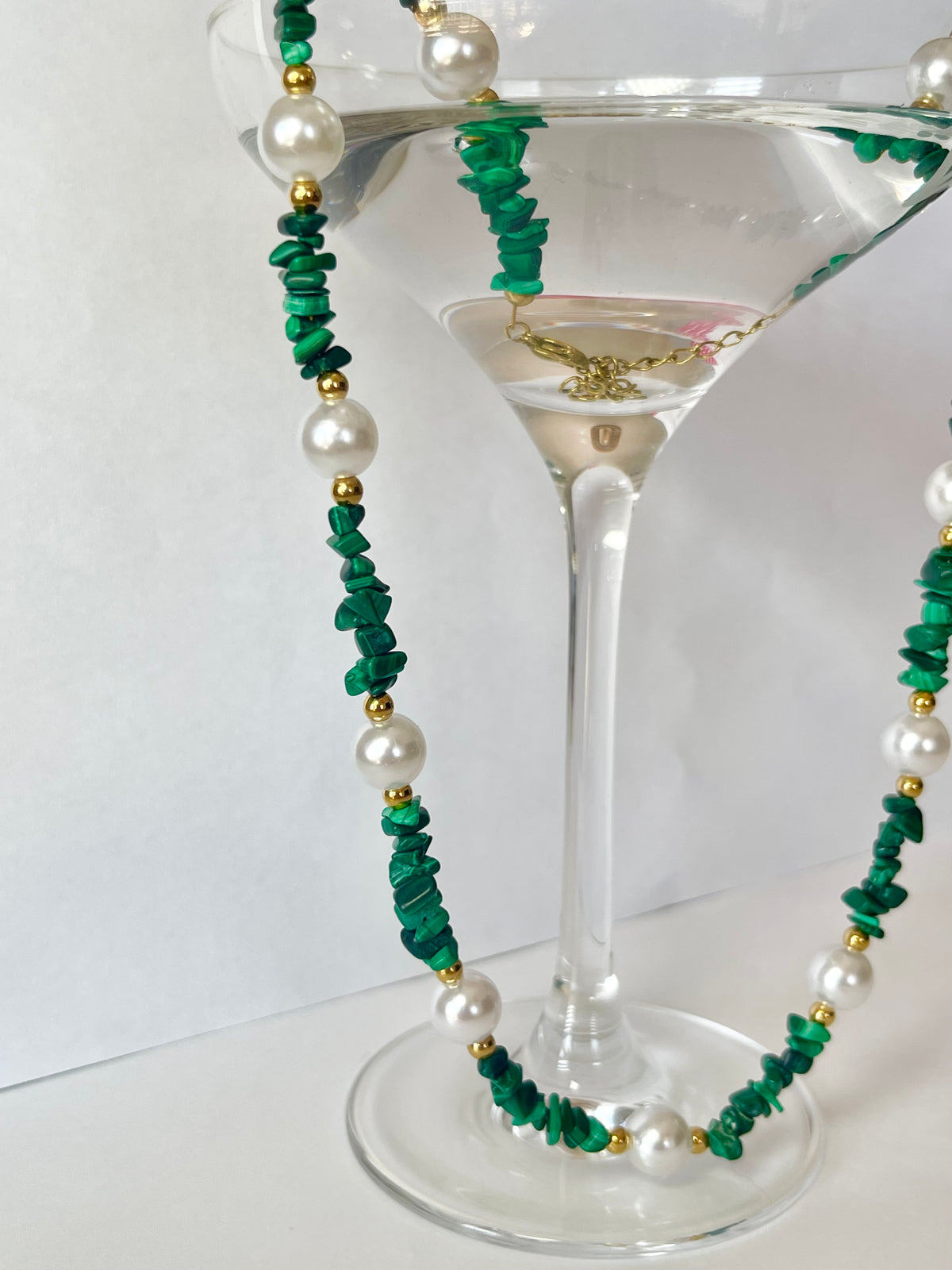 Collier Jade malachite
