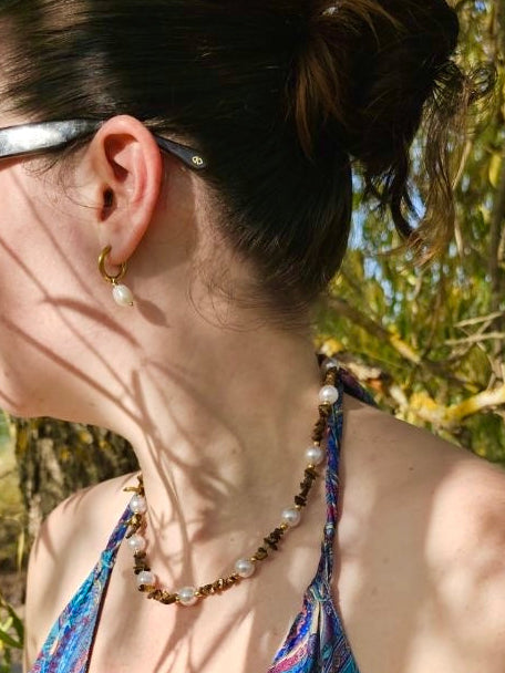 Collier Vania œil du tigre