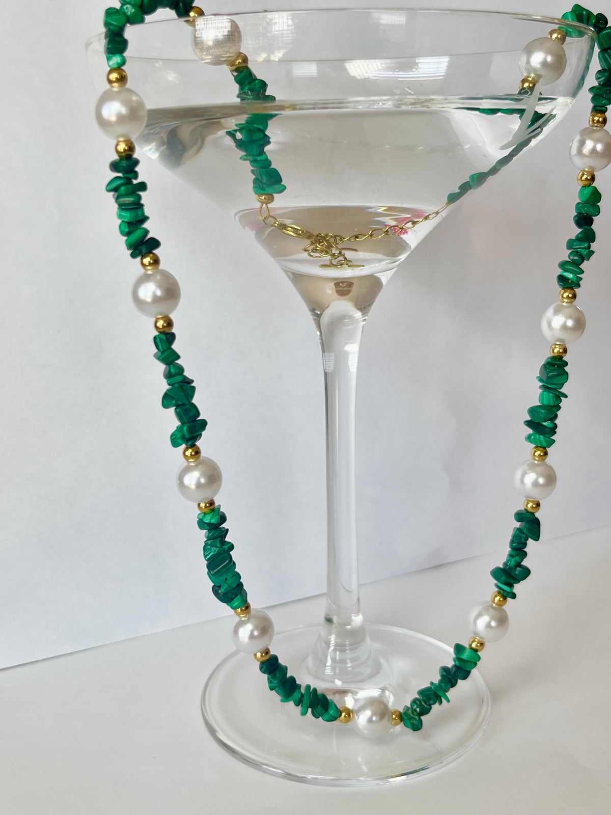 Collier Jade malachite