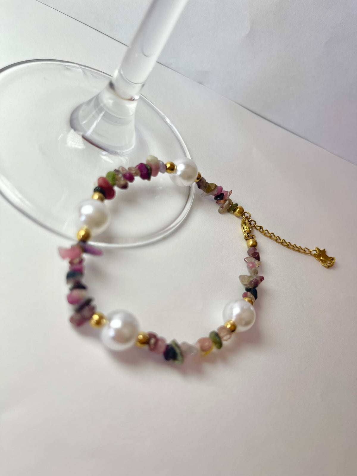 Bracelet Azalée tourmaline multicolore