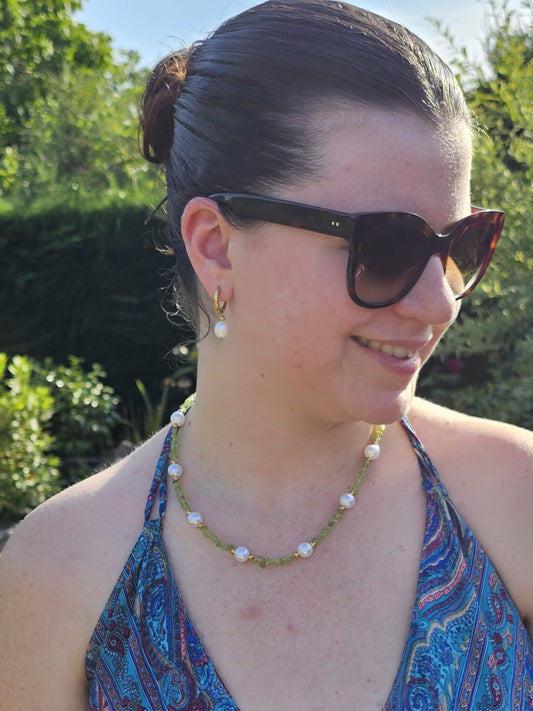 Collier Agathe péridot