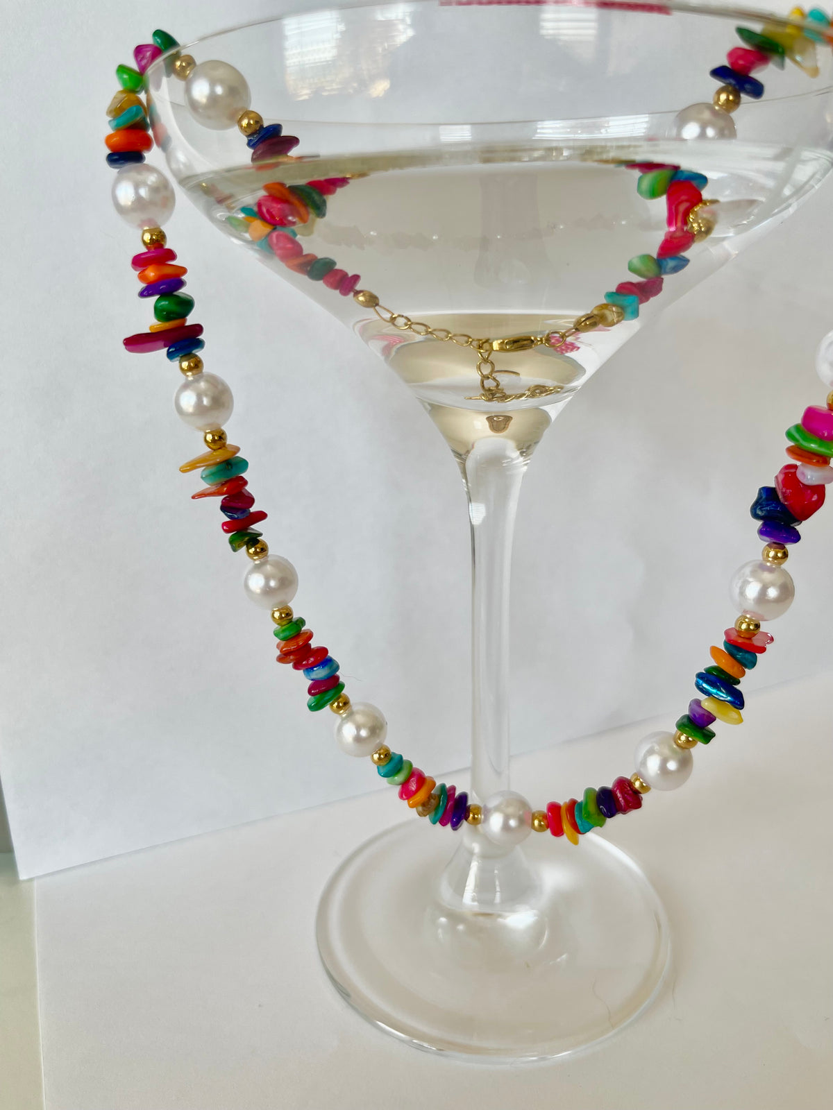 Collier Lily coquillage nacré