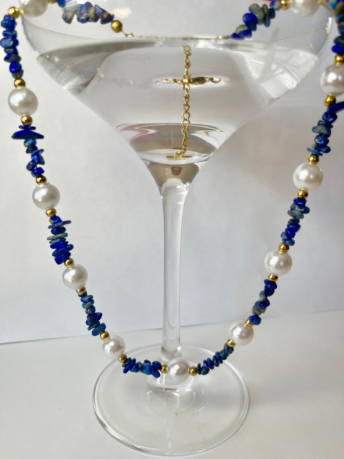 Collier Valentine Lapis lazuli