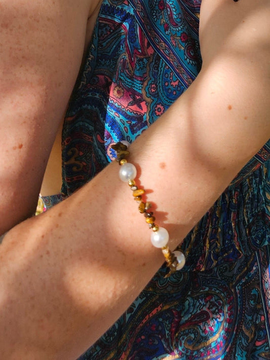 Bracelet Vania œil du tigre