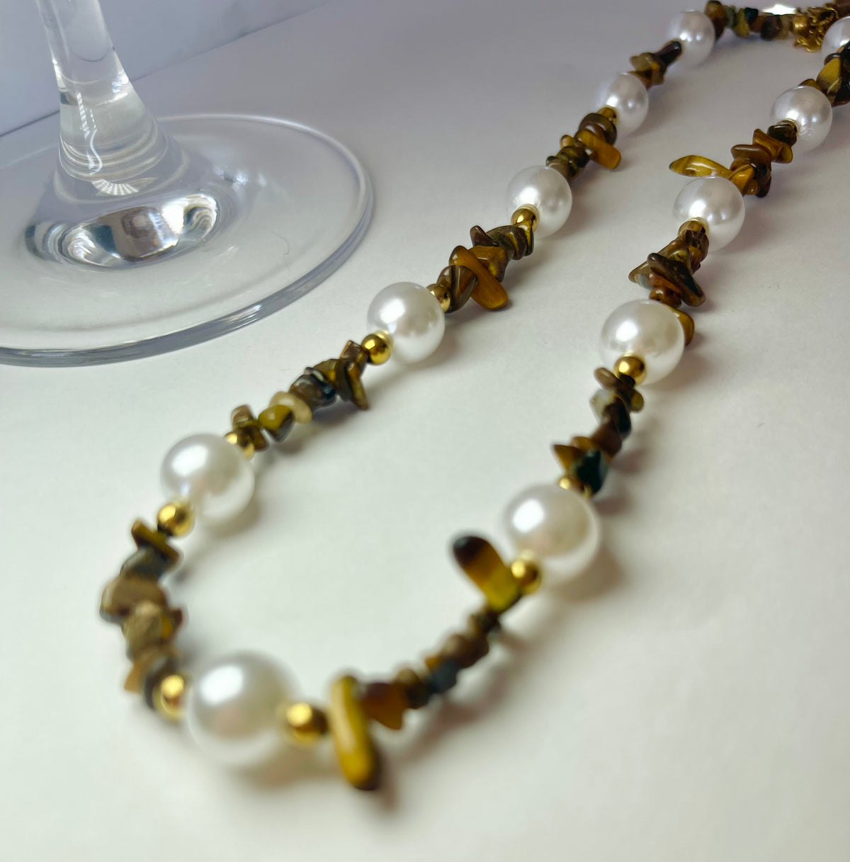 Collier Vania œil du tigre