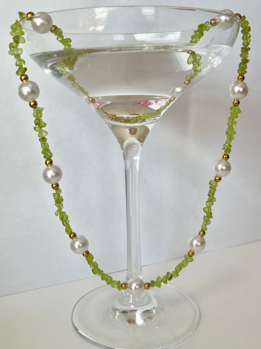 Collier Agathe péridot