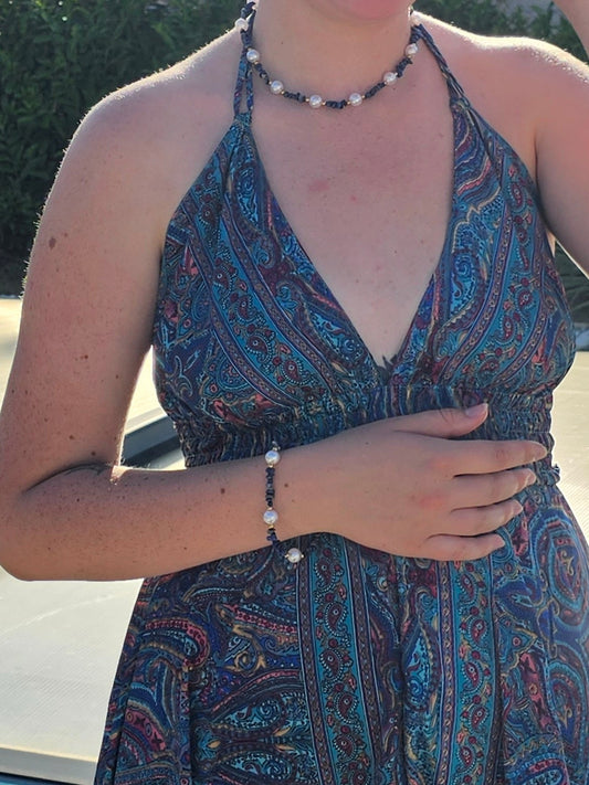 Collier Valentine Lapis lazuli
