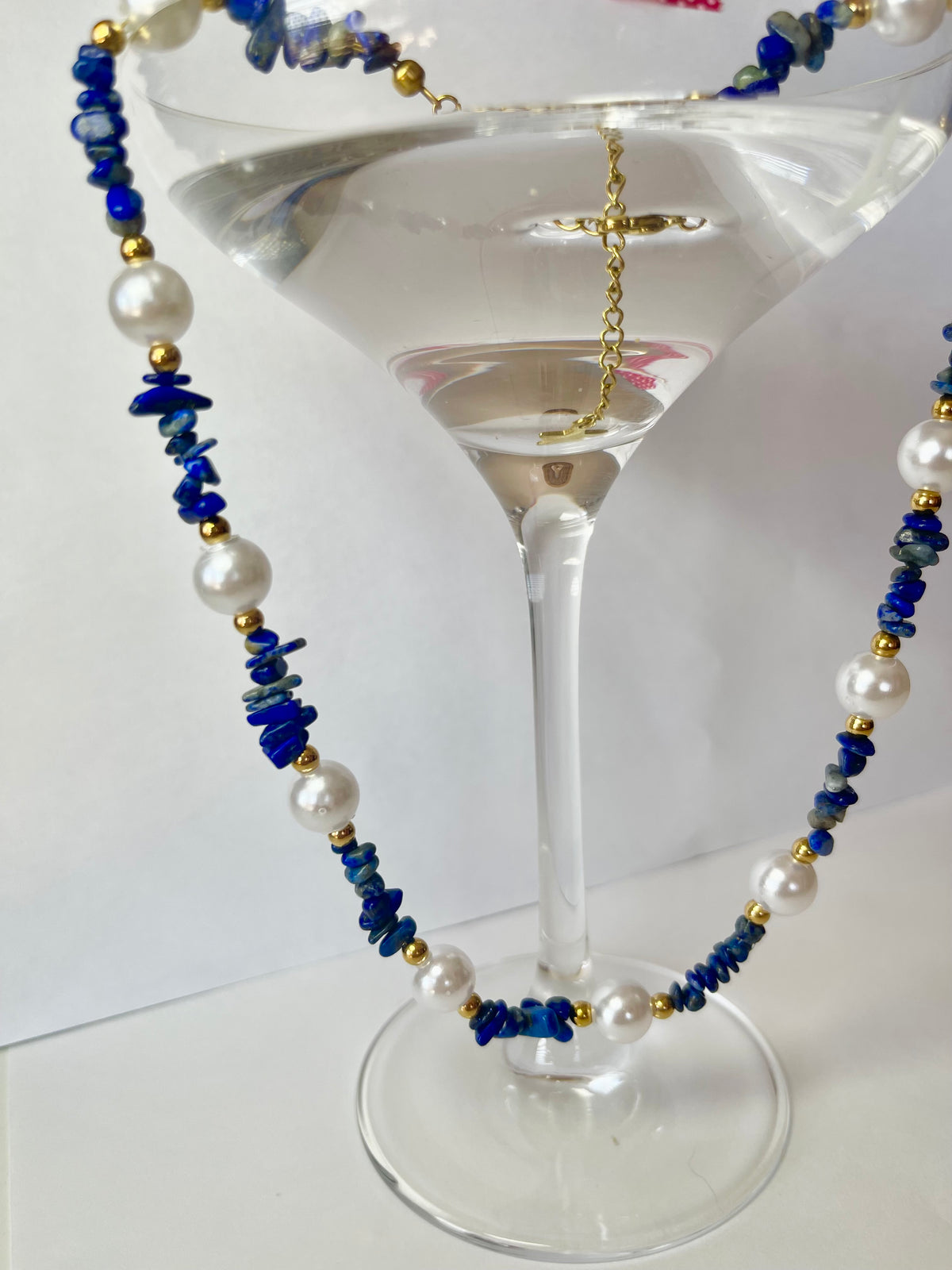 Collier Valentine Lapis lazuli